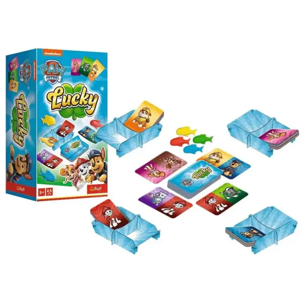 Paw Patrol: Lucky kartová hra - Trefl obrázok 2