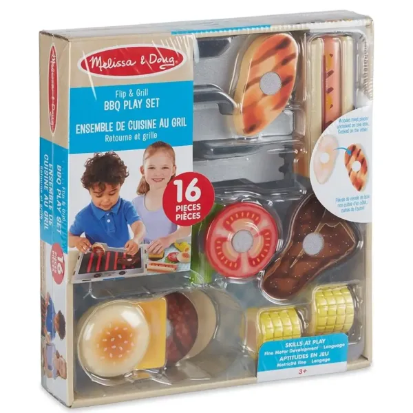 Pečenie a varenie: Gril a BBQ hracia súprava - Melissa & Doug obrázok 2