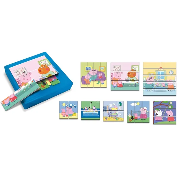 Peppa Pig 8 v 1 25-dielna progresívna puzzle - Lisciani obrázok 3