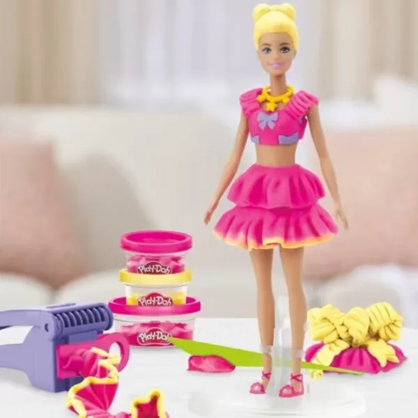 Play-Doh: Barbie kučery a mašle plastelínová súprava - Hasbro obrázok 3