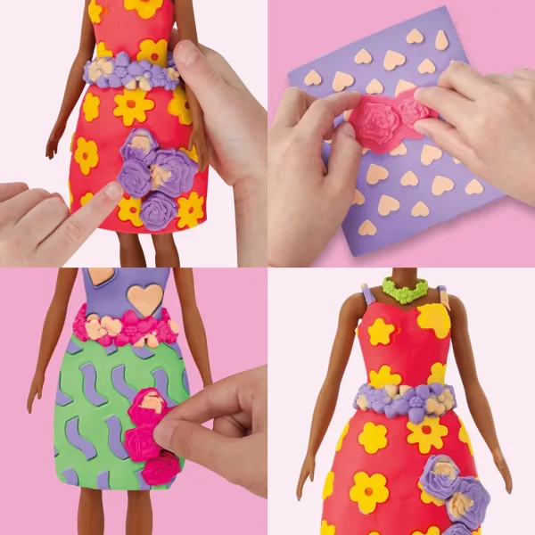 Play-Doh: Barbie kvetinová plastelína set - Hasbro obrázok 2