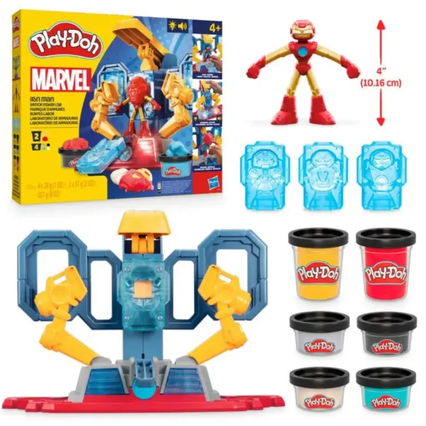 Play-Doh Marvel: Avengers Laboratórium na výrobu brnenia Iron Mana so svetlom a zvukom - Hasbro obrázok 2