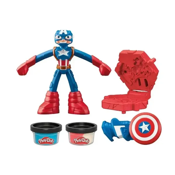 Play-Doh: Marvel Kapitán Amerika hracia súprava - Hasbro obrázok 2