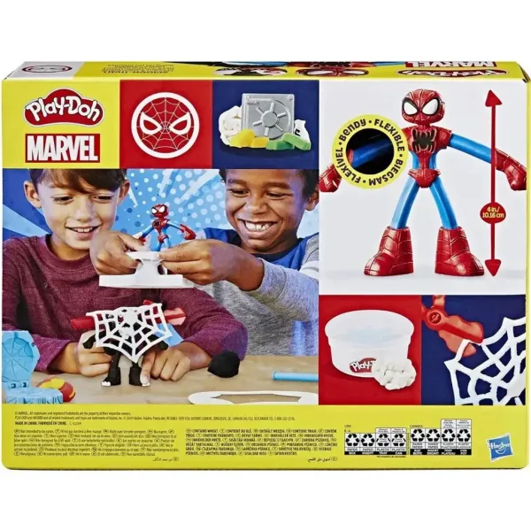 Play-Doh: Marvel Spider-Man Launch & Slice bojová hracia súprava - Hasbro obrázok 2