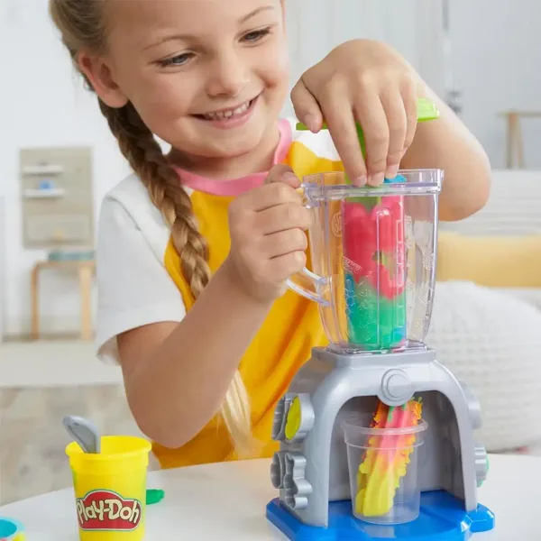 Play-Doh: Swirlin Smoothies Mixér s 5 kelmi hmotou 198g obrázok 3