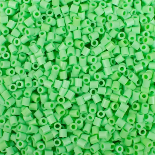 PlayBox: 5mm MIDI žehliace korálky svetlozelené farby v balení 6000 ks obrázok 2
