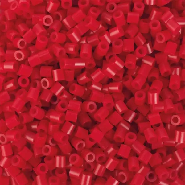 PlayBox: 5mm MIDI žehliace korálky v červenej farbe, balenie 6000 ks obrázok 2