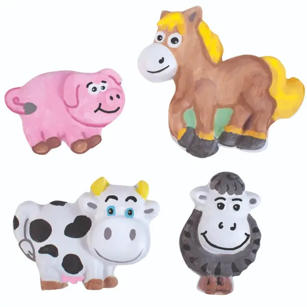 PlayBox: Forma na odlievanie zvierat z farmy z gipsu 17x17cm obrázok 2