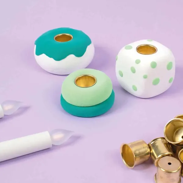PlayBox: Medený sviečkový držiak s priemerom 21 mm, balenie 25 ks. obrázok 3