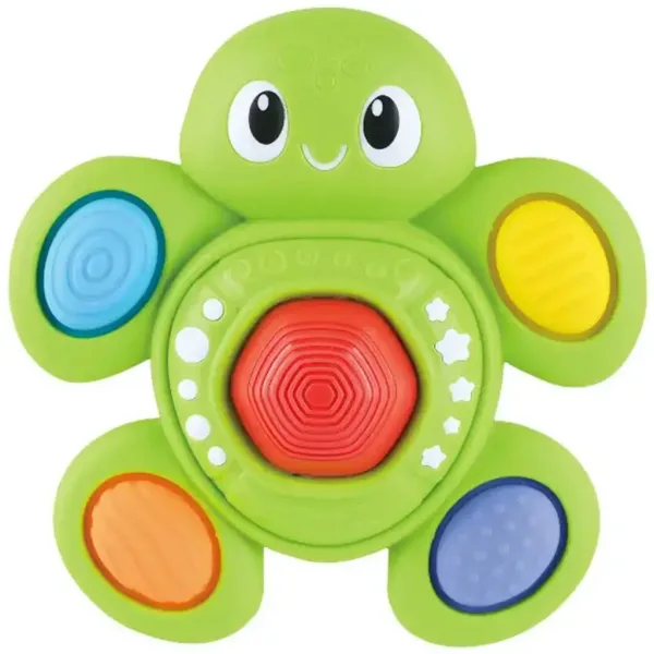 Playgo: Hudobná svietiaca korytnačka na rozvoj hmatových zručností obrázok 2