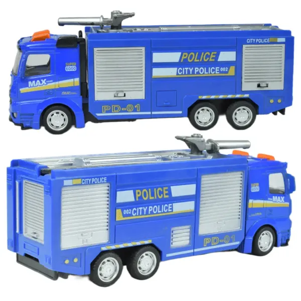 Police Cars: Policajný nákladiak s lietajúcimi kolesami v rôznych variantoch 19cm obrázok 3