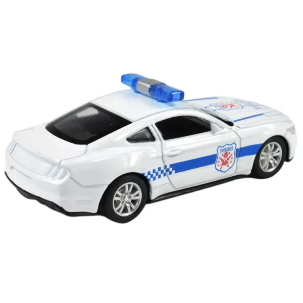 Policejné autá: Spätné oceľové policajné auto v rôznych variantoch 11cm 1ks obrázok 9