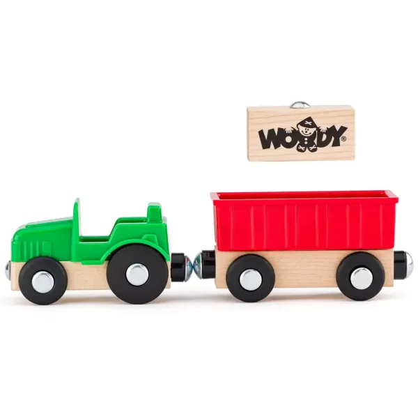 Pracovné stroje, sada 8 vozidiel s figúrkou - Woodyland obrázok 4