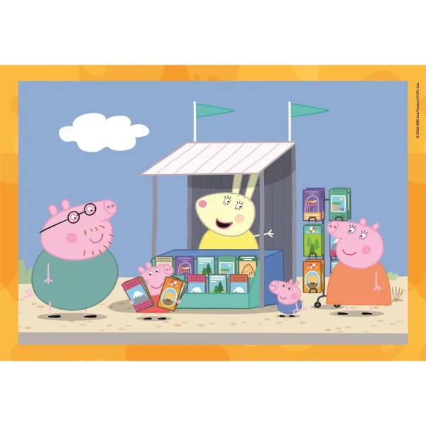 Prasiatko Peppa 4 v 1 Supercolor puzzle - Clementoni obrázok 2