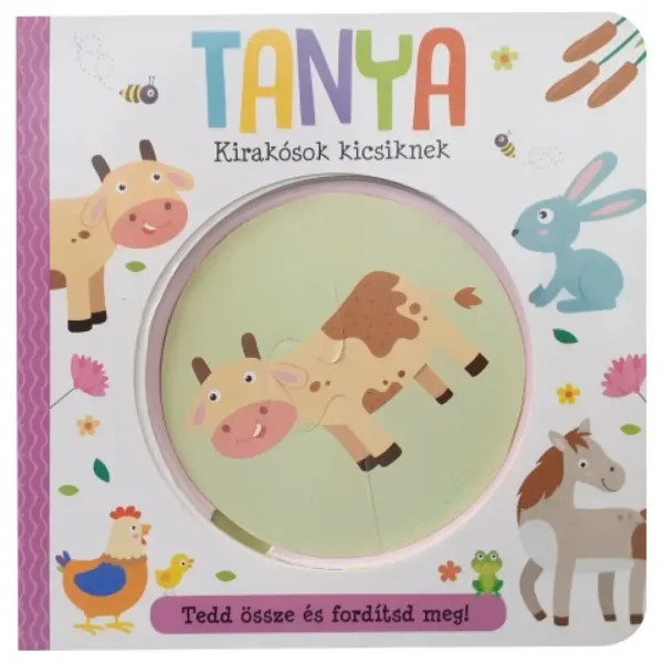 Puzzle pre najmenších - Farma detská kniha obrázok 3
