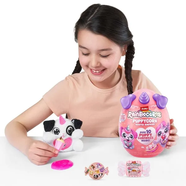 Rainbocorns: Pocket Puppycorn prekvapenie voňavý psík plyšová figúrka v rôznych variantoch 1ks obrázok 5