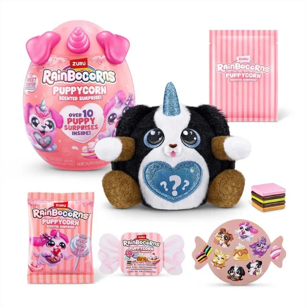 Rainbocorns: Pocket Puppycorn prekvapenie voňavý psík plyšová figúrka v rôznych variantoch 1ks obrázok 7