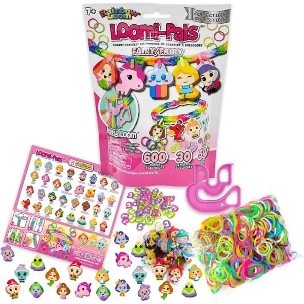 Rainbow Loom: Happy Loomi-Pals - Sada na výrobu gumičkových náramkov – Víly obrázok 2