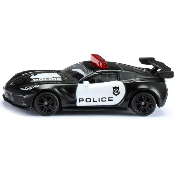 SIKU Chevrolet Corvette ZR1 Police autíčko 1/64 obrázok 1