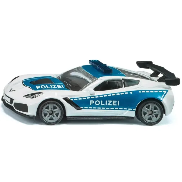 SIKU Chevrolet Corvette ZR1 policajné autíčko 1/64 obrázok 1