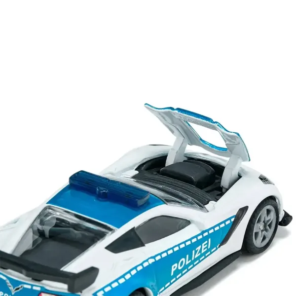 SIKU Chevrolet Corvette ZR1 policajné autíčko 1/64 obrázok 3