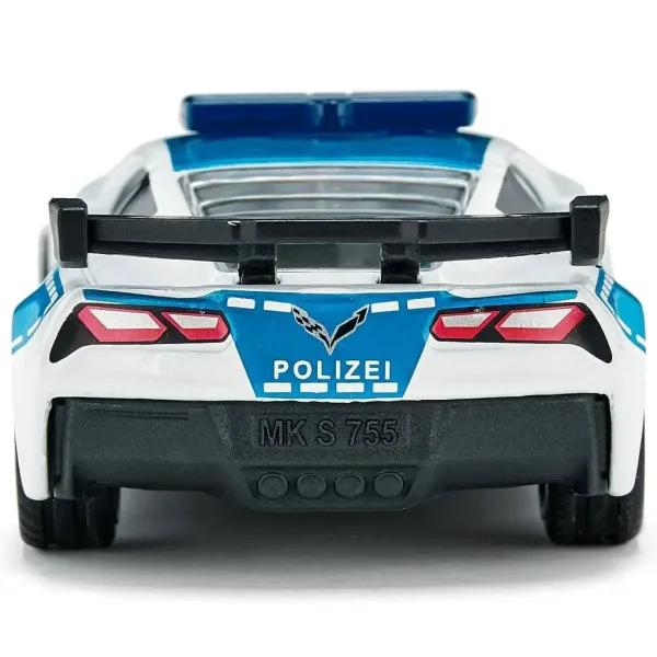 SIKU Chevrolet Corvette ZR1 policajné autíčko 1/64 obrázok 4