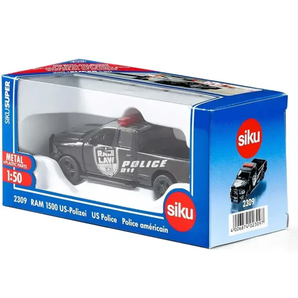 SIKU Dodge Ram policajné auto 1/50 - 2309 obrázok 3