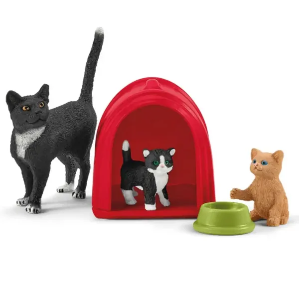Schleich: Farm World - Herný zážitok pre roztomilé mačky hrací set (42501) obrázok 3