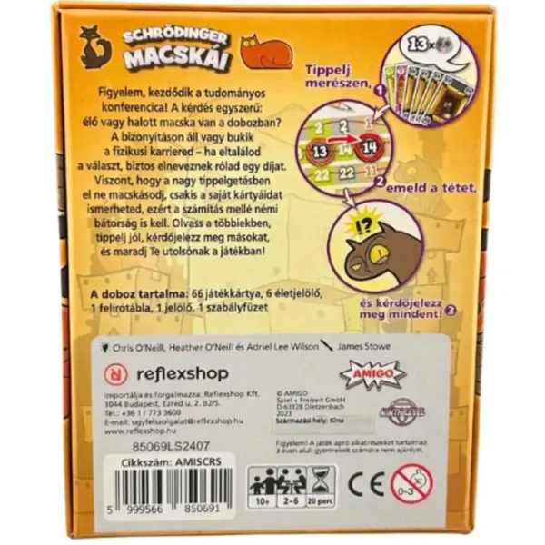Schrödingerove mačky spoločenská hra obrázok 2