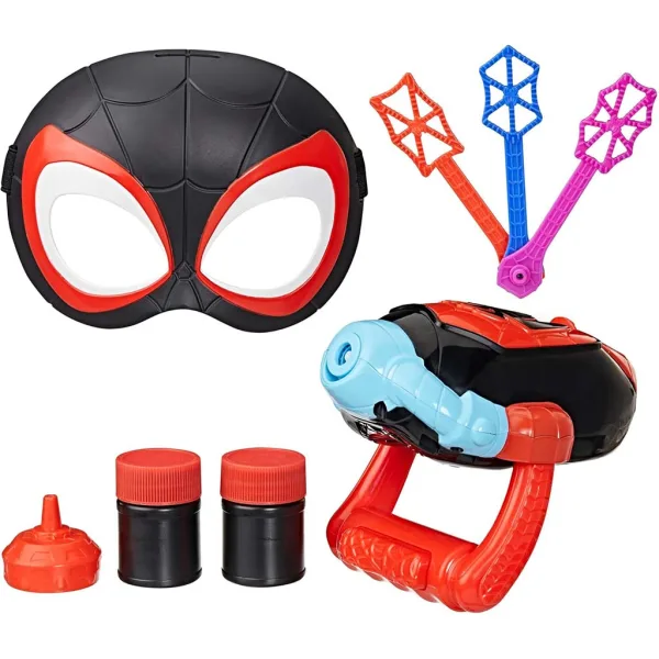 Spidey a jeho úžasní priatelia Vodné pavučiny Miles Morales bublifuk - Hasbro obrázok 2