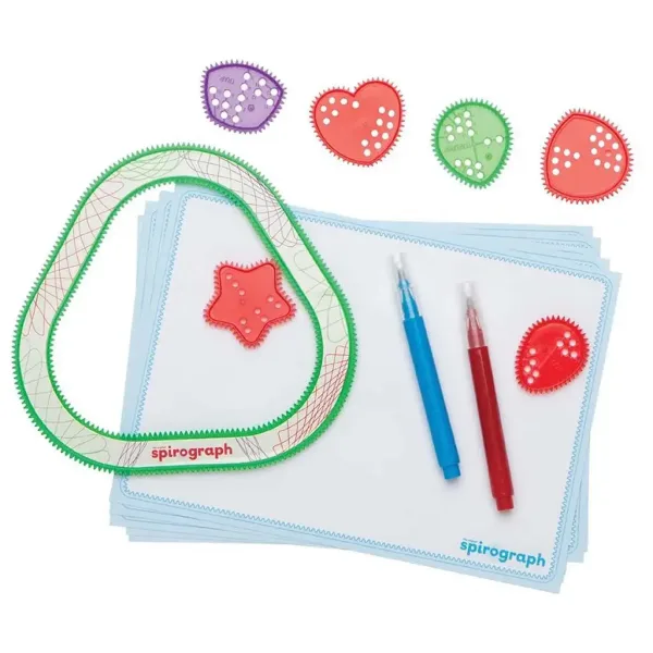 Spirograph: FUN Shapes Spirograf - Zábavné tvary 10-dielna kreatívna sada obrázok 2
