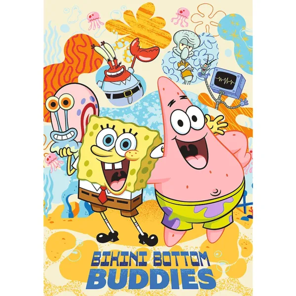 SpongeBob v štvorcových nohaviciach Najlepší priatelia z Bikinového dna 1000-dielne Premium plus kvalitné puzzle - Trefl obrázok 2