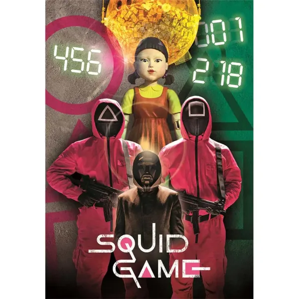 Squid Game: Vyhrať svoj život 1000 dielikov puzzle 70x50cm - Clementoni obrázok 2