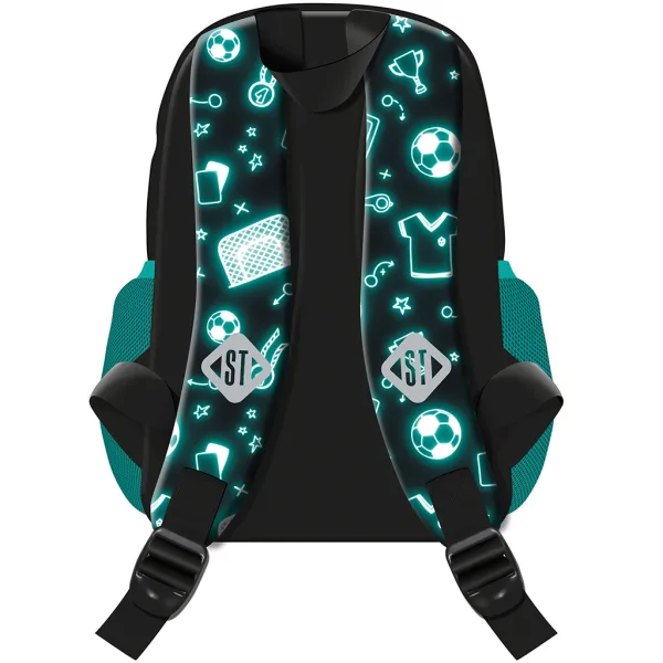 St.Right Neon futbalový školský batoh, ruksak BP70 32x22x11,5 cm obrázok 2