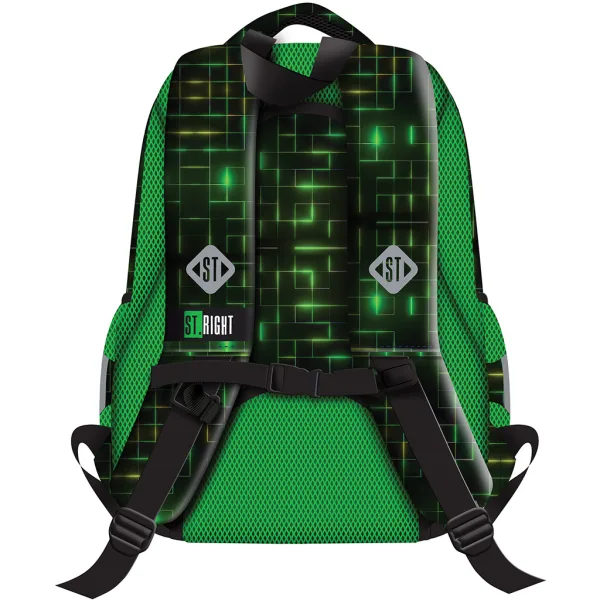 St.Right Neon gamer ovládač vzorovaný školský batoh, ruksak BP26 39x27x17 cm obrázok 2