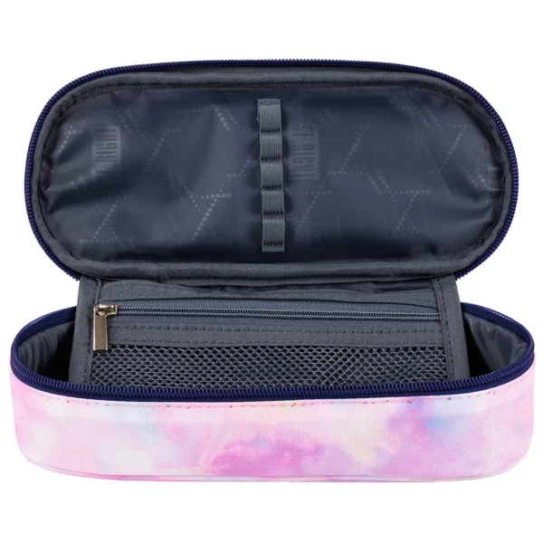 St.Right: Pink Sky pastelovo ružové oválne puzdro na perá 23 cm obrázok 2