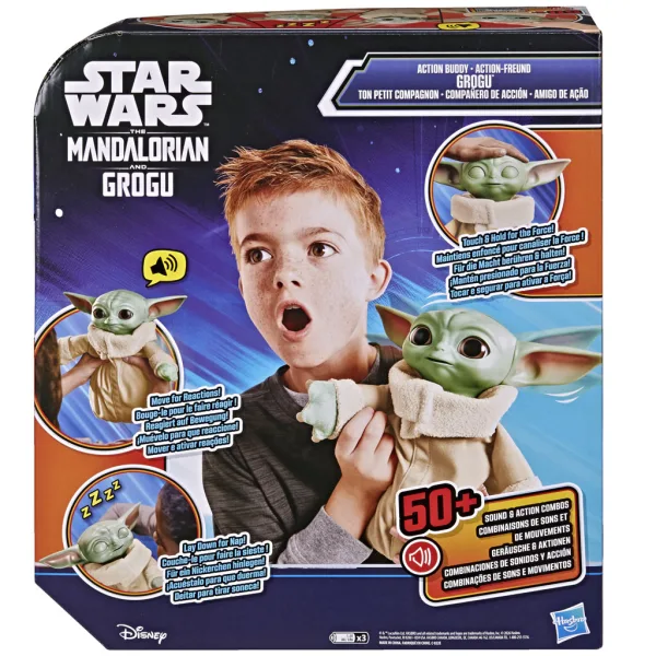 Star Wars: Action Buddy Grogu interaktívna plyšová figúrka – Hasbro obrázok 3