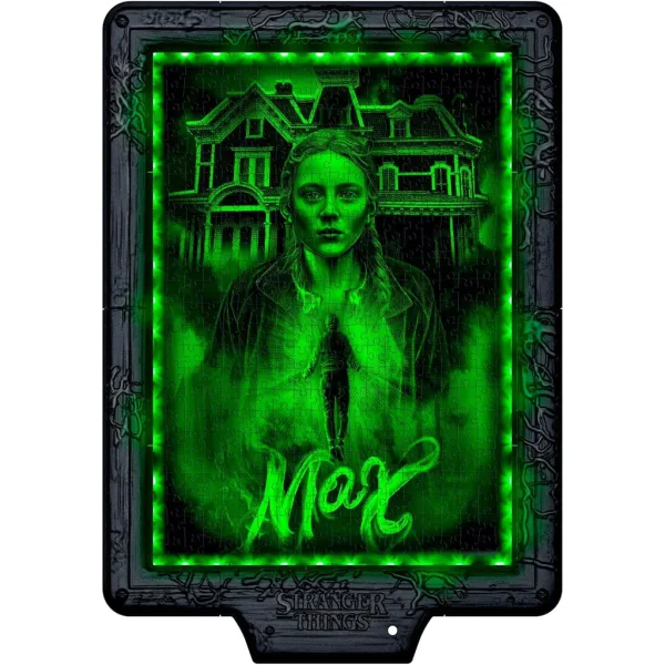 Stranger Things – Vecnove prekliatie 520-dielne puzzle s rámom a RGB LED osvetlením – Clementoni obrázok 5