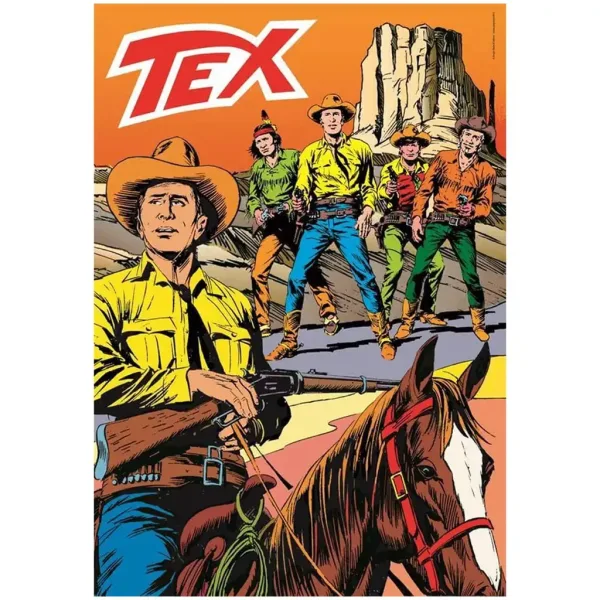 Tex 2 komiksové HQC 1000-dielne puzzle s plagátom - Clementoni obrázok 2