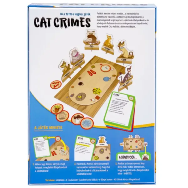 ThinkFun Cat Crimes: Zločinné mačky spoločenská hra obrázok 3