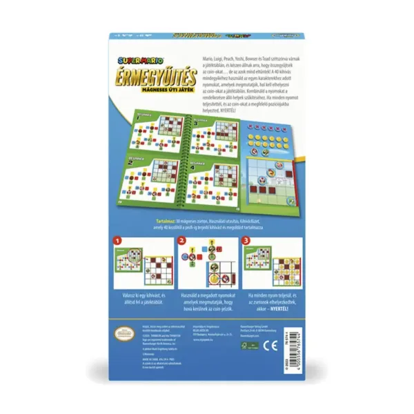 Thinkfun: Super Mario - Zbieranie mincí, magnetická cestovná hra obrázok 2