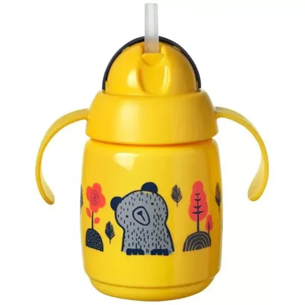 Tommee Tippee: Superstar Žltý trénovací hrnček so slamkou 300 ml obrázok 2