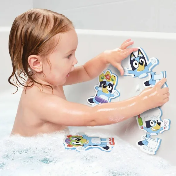 Tomy Toomies: Bluey puzzle do kúpeľa so 4 figúrkami obrázok 3
