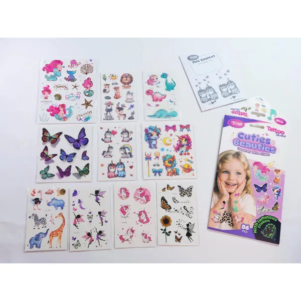 TyToo: Cuties & Beauties Tetovacia Nálepka Sada obrázok 4