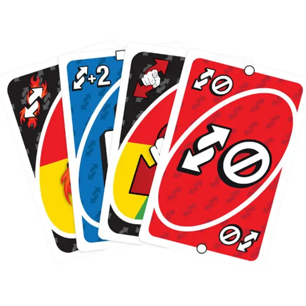 UNO: Balíček rozšírenia s kartami na zvrátenie - Mattel obrázok 2