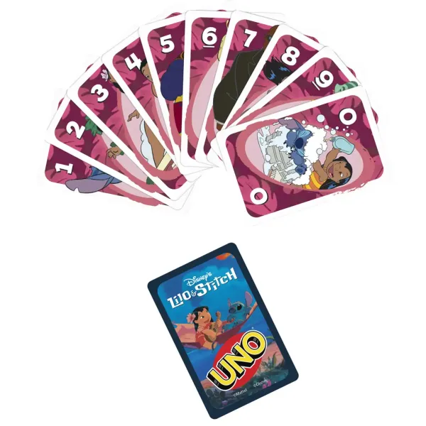 UNO: Disney Lilo a Stitch kartová hra - Mattel obrázok 3