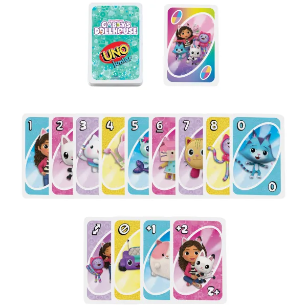 UNO Junior: Gabikin domček kartová hra - Mattel obrázok 3