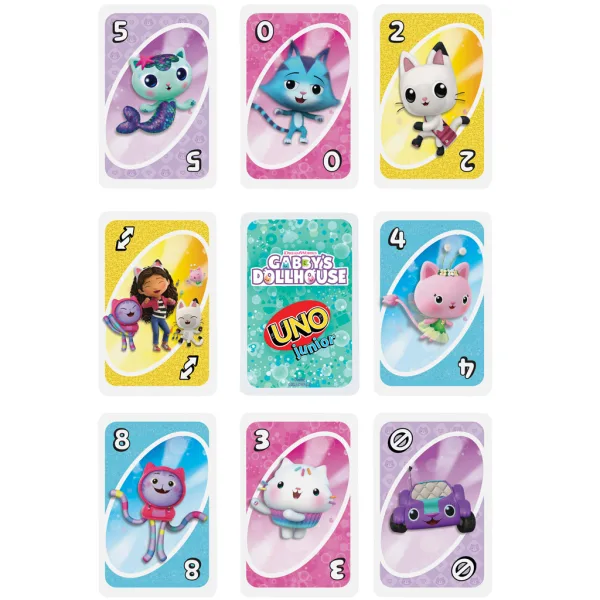 UNO Junior: Gabikin domček kartová hra - Mattel obrázok 4