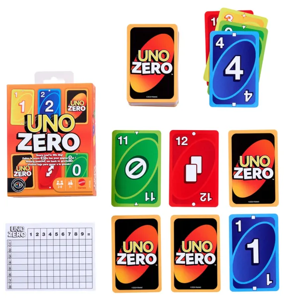 UNO Zero kartová hra - Mattel obrázok 2