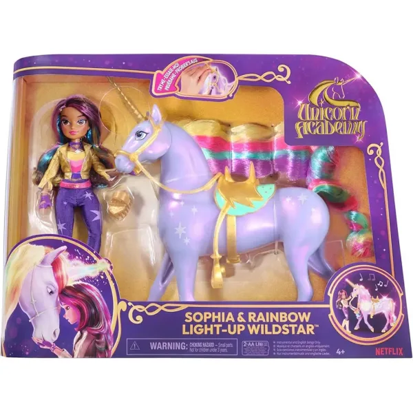 Unicorn Academy: Bábika s jednorožcom - Sophia a Light-Up Wildstar - Spin Master obrázok 1